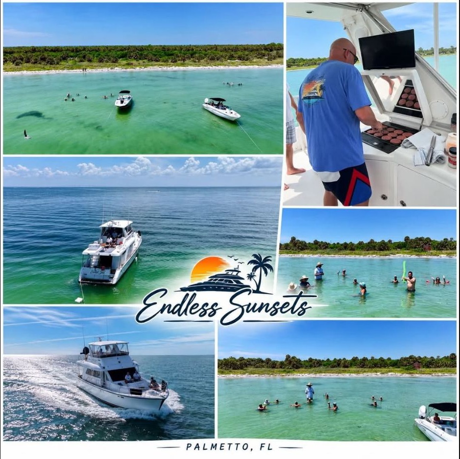 Aboard Endless Sunsets during Egmont Key Day Trip